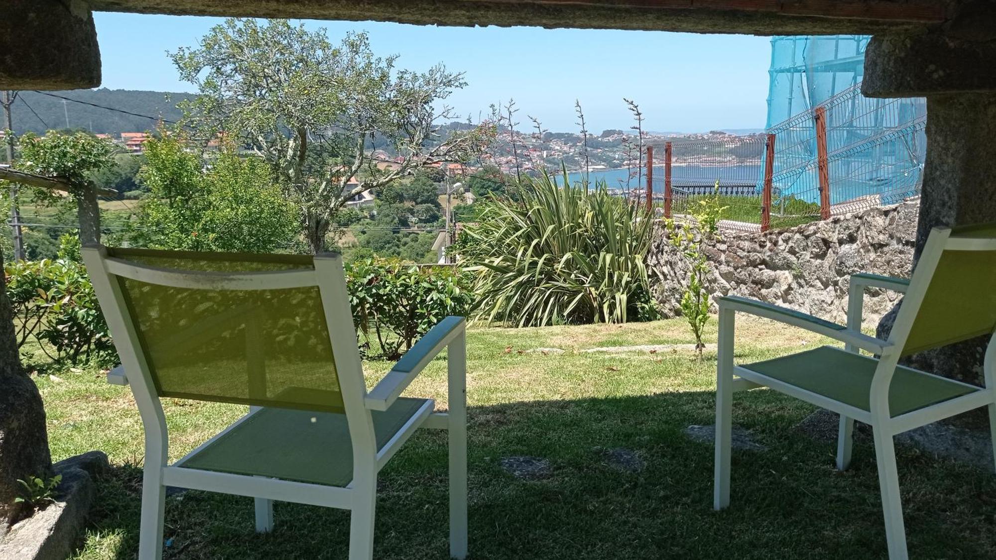 فيلا A Barraca. Casa Con Jardin Y Vistas A La Ria بْويوْ المظهر الخارجي الصورة